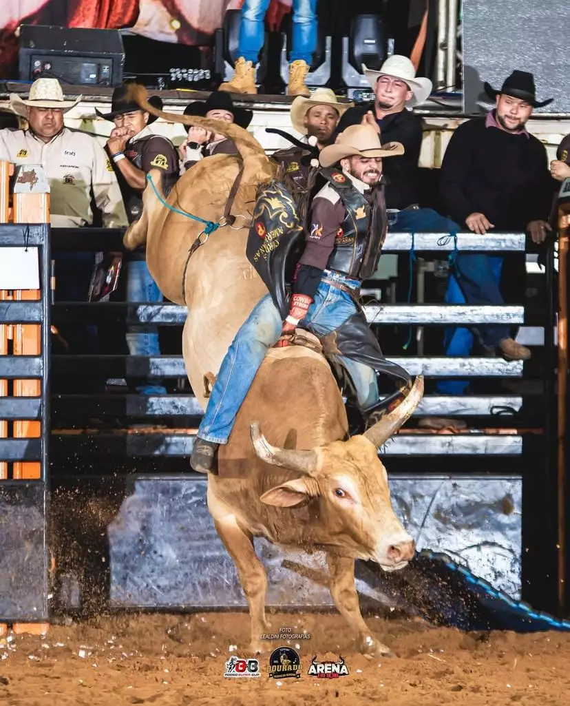 Peão de Tacuru é campeão de rodeio em touros em São Paulo Peão de Tacuru é campeão de rodeio em touros em São Paulo