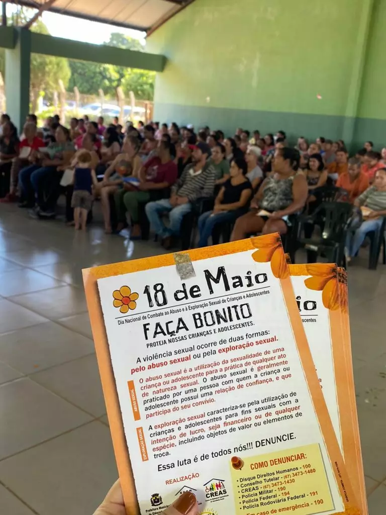 Eldorado realizou a campanha Maio Laranja, em combate ao abuso e à exploração sexual de crianças e adolescentes Eldorado realizou a campanha Maio Laranja, em combate ao abuso e à exploração sexual de crianças e adolescentes