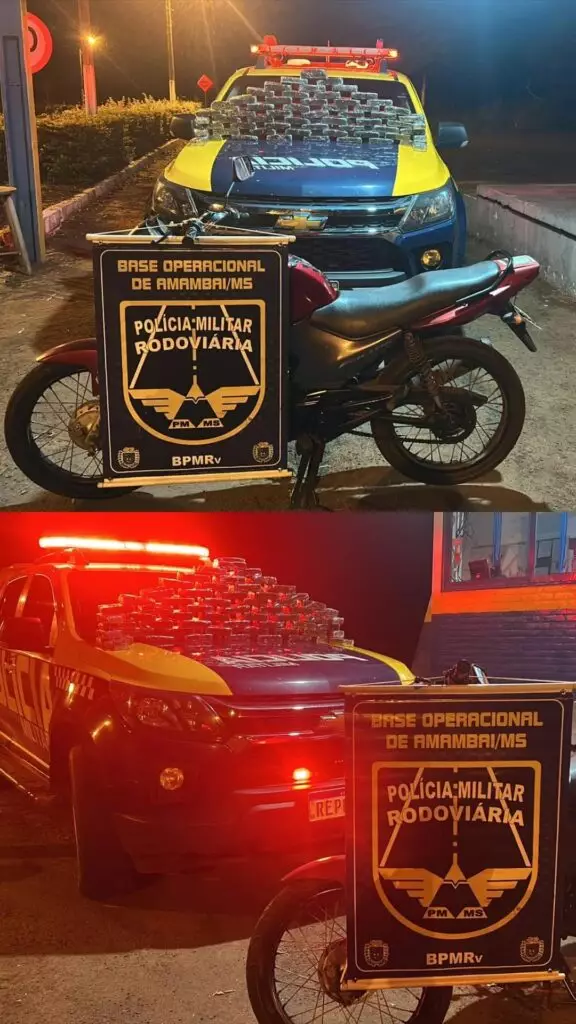 Polícia Militar Rodoviária apreende 35 kg de haxixe marroquino na MS-289, em Amambai Polícia Militar Rodoviária apreende 35 kg de haxixe marroquino na MS-289, em Amambai