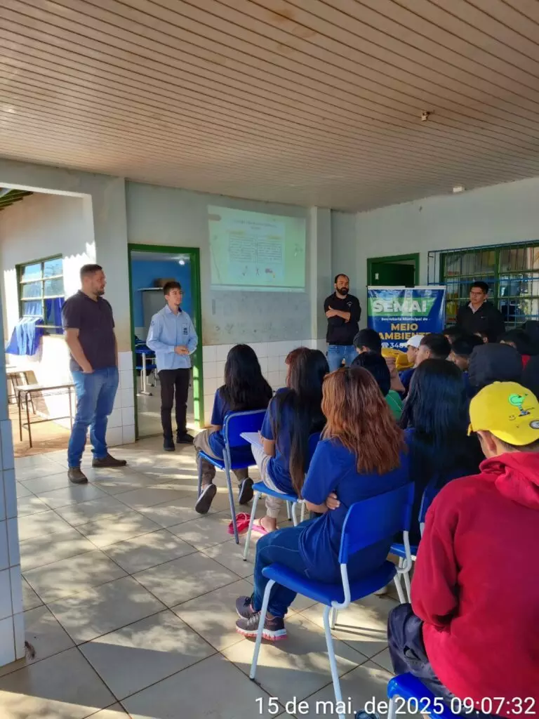 SEMAI leva ações de conscientização ambiental às aldeias de Amambai SEMAI leva ações de conscientização ambiental às aldeias de Amambai