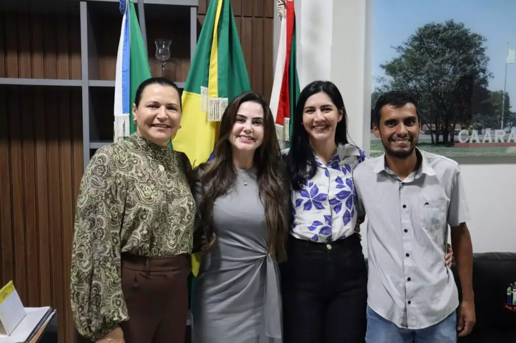 Caarapó: Prefeita Lurdes recebe deputada Mara Caseiro em seu gabinete e garante novos recursos para a saúde de Caarapó