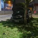 Bombeiros atendem vítima de acidente próximo ao Banco do Brasil em Amambai