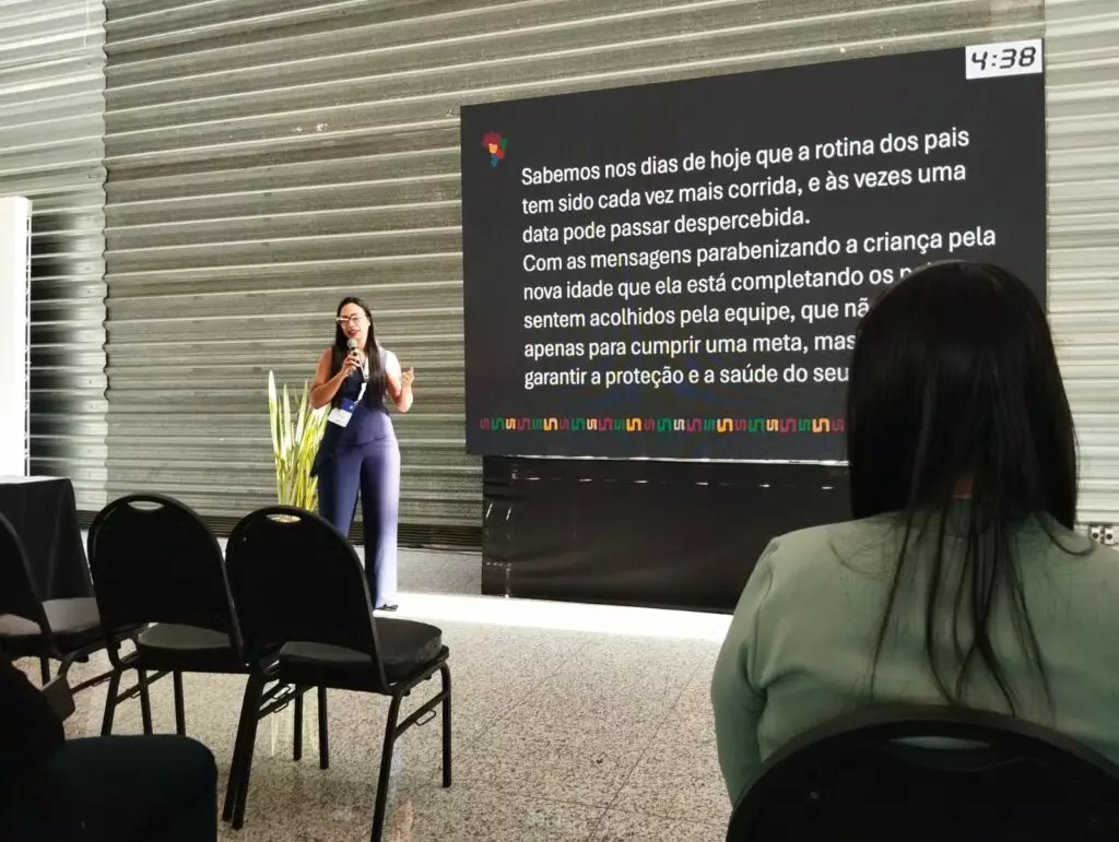 Iniciativa de vacinadora de Amambai foi destaque em evento nacional em Minas Gerais Iniciativa de vacinadora de Amambai foi destaque em evento nacional em Minas Gerais
