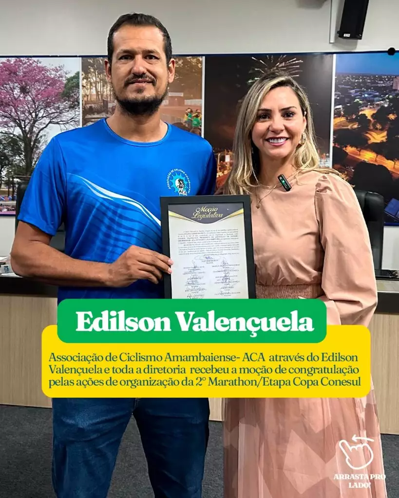 Moções são reconhecimento por quem faz a diferença em Amambai, diz vereadora Suzana Ulisses Moções são reconhecimento por quem faz a diferença em Amambai, diz vereadora Suzana Ulisses