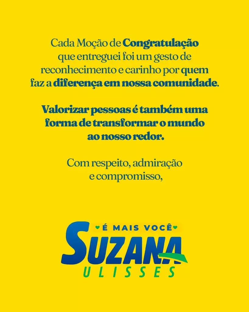Moções são reconhecimento por quem faz a diferença em Amambai, diz vereadora Suzana Ulisses Moções são reconhecimento por quem faz a diferença em Amambai, diz vereadora Suzana Ulisses