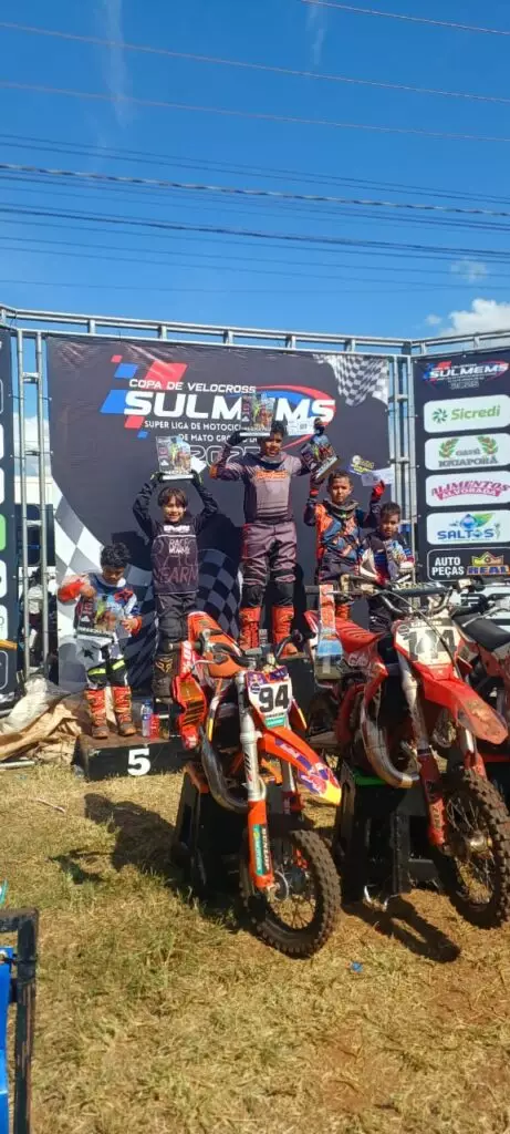 Pilotos paranhenses se destacam na 5ª etapa do Campeonato Sulmems de Velocross Pilotos paranhenses se destacam na 5ª etapa do Campeonato Sulmems de Velocross