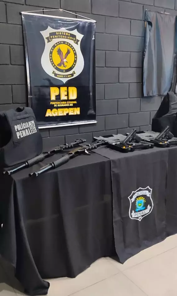 MS reforça segurança na Penitenciária de Dourados com a entrega de equipamentos de ponta, e inaugura espaço para advocacia MS reforça segurança na Penitenciária de Dourados com a entrega de equipamentos de ponta, e inaugura espaço para advocacia