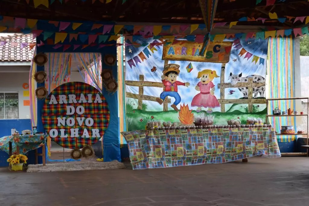 Secretaria de Assistência Social de Iguatemi realizou festa julina para os alunos do programa "Novo Olhar"