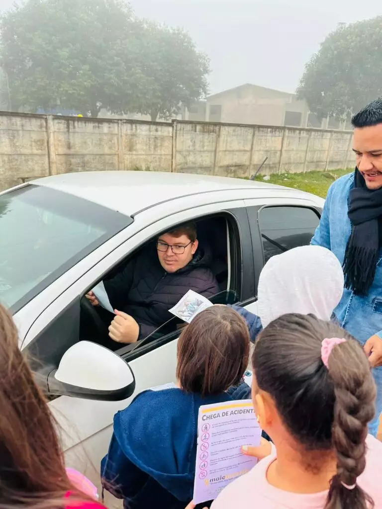 Ação educativa marca Dia do Motorista em Aral Moreira