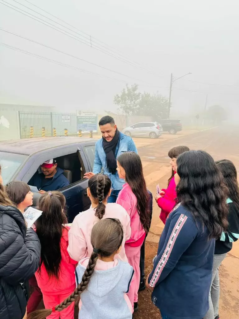Ação educativa marca Dia do Motorista em Aral Moreira
