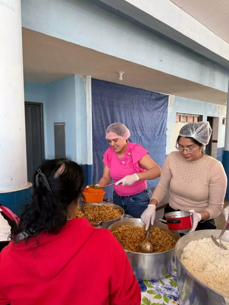 Ação solidária leva refeições e apoio a famílias de Coronel Sapucaia