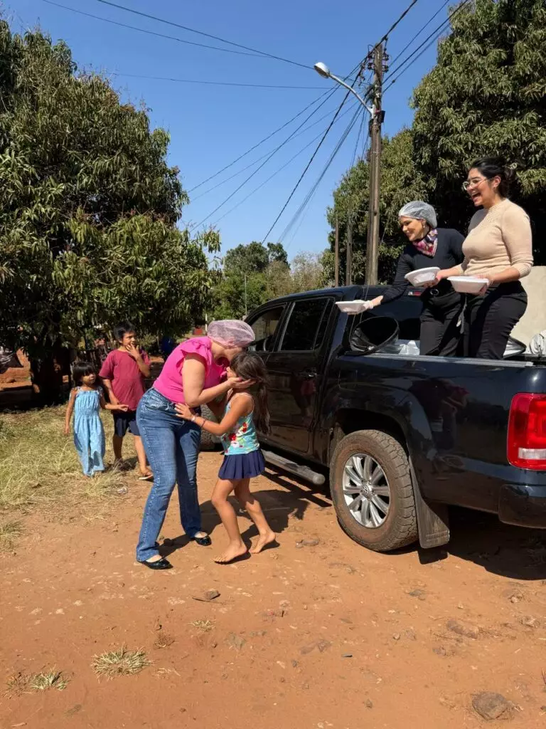 Ação solidária leva refeições e apoio a famílias de Coronel Sapucaia