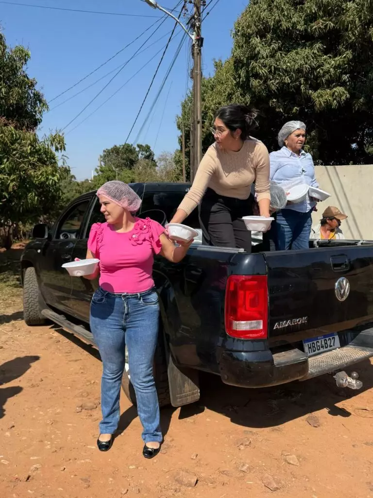 Ação solidária leva refeições e apoio a famílias de Coronel Sapucaia