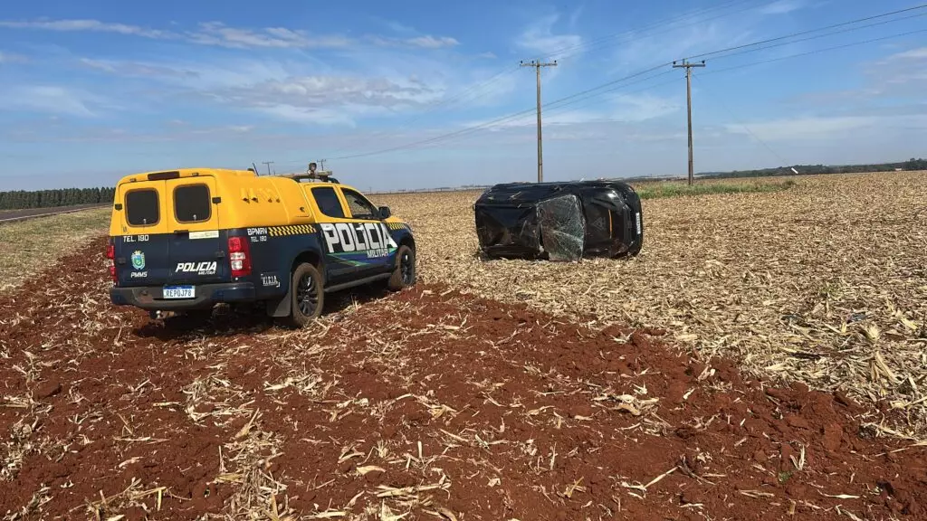 BPMRv recupera carro roubado após acompanhamento tático na MS-386, entre Amambai e Ponta Porã