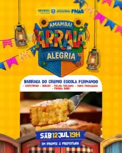 Amambai Arraiá da Alegria promete noite de festa, sabores e cultura neste sábado, dia 12