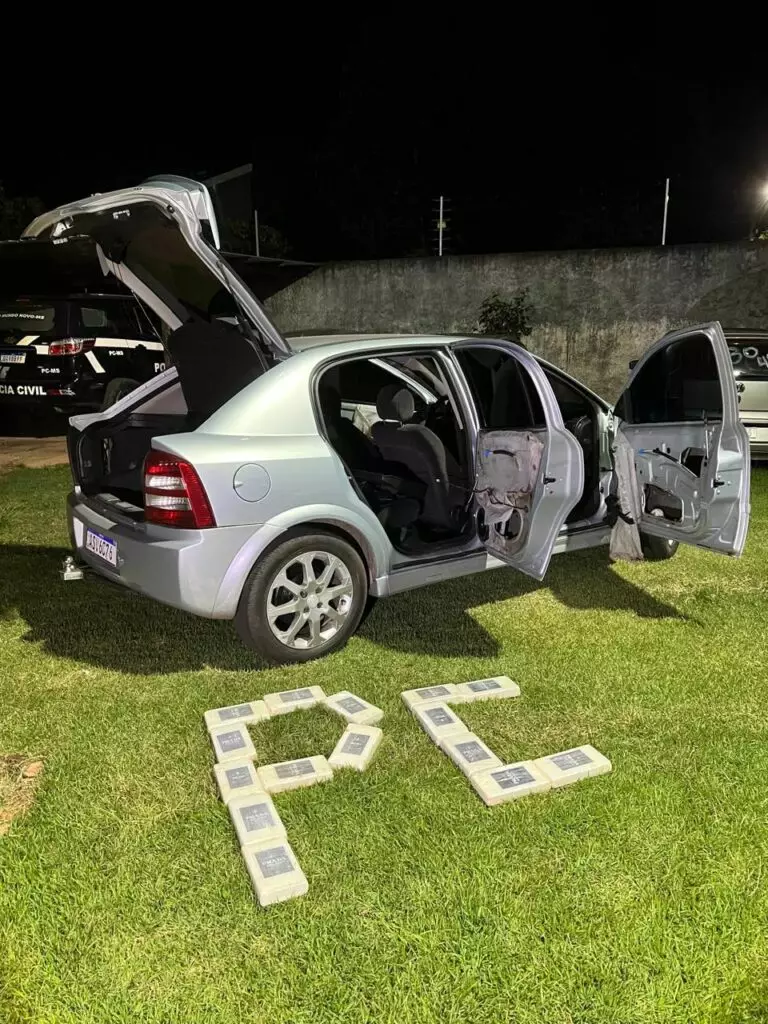 Em Mundo Novo, Polícia Civil apreende 16kg de cocaína e prende homem em flagrante