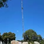 Bombeiros sobem em torre e salvam homem durante tentativa de suicídio em Amambai