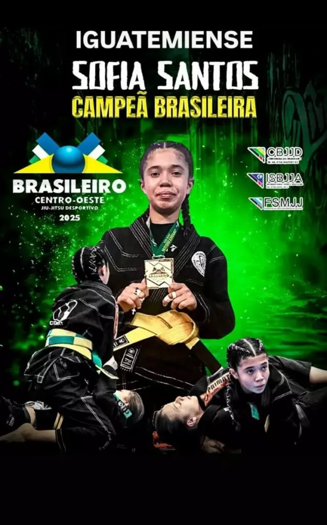 Jiu-jitsu iguatemiense conquista 18 medalhas no Brasileiro Centro Oeste Na Cidade de Campo Grande