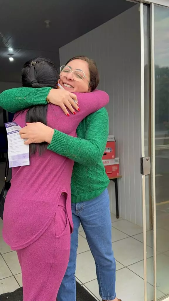 Caminhada do Agosto Lilás mobiliza comunidade em Tacuru pelo fim da violência contra a mulher