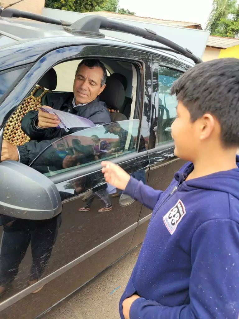 Caminhada do Agosto Lilás mobiliza comunidade em Tacuru pelo fim da violência contra a mulher
