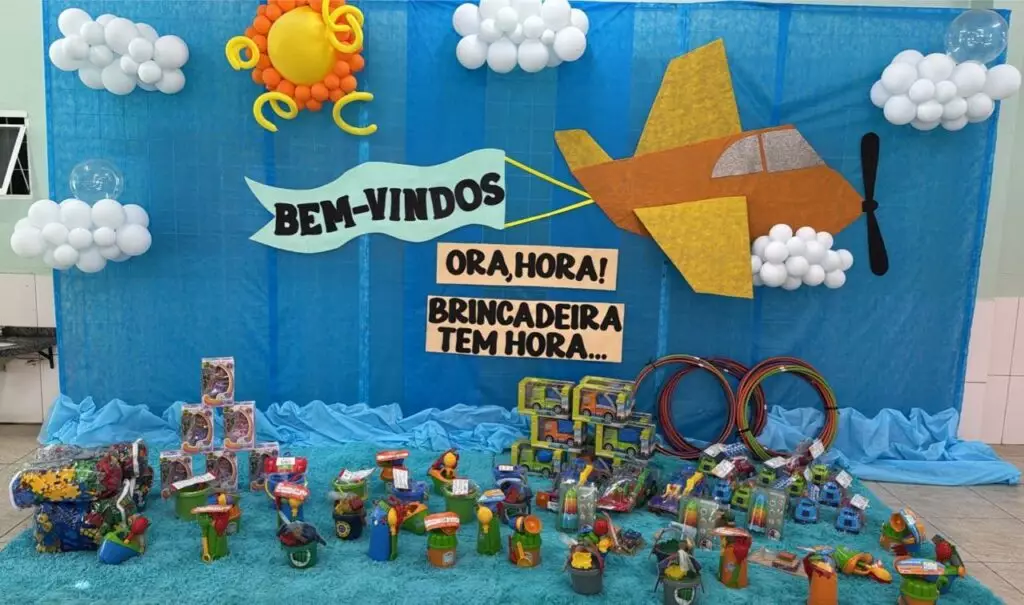 Paranhos: CEI Criança Feliz recebe brinquedos do Fundo Social do Sicredi