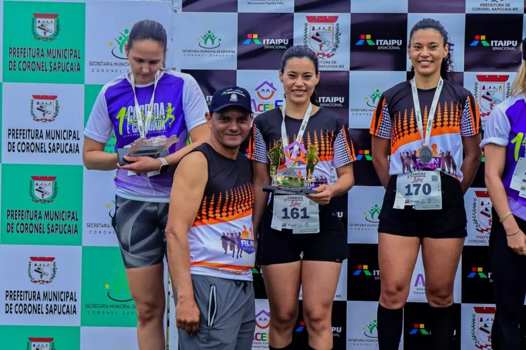 1ª Corrida e Caminhada Lilás reúne 160 atletas e fortalece solidariedade em Coronel Sapucaia
