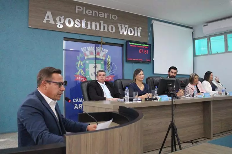 Câmara de Aral Moreira abre segundo semestre legislativo com sessões solene e de apresentação de matérias Câmara de Aral Moreira abre segundo semestre legislativo com sessões solene e de apresentação de matérias
