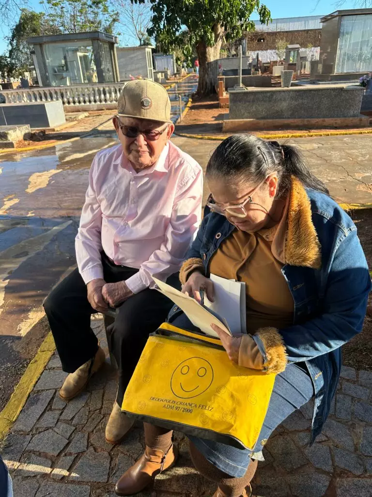 Túmulo de Deodato, fundador de Deodápolis recebe QR Code que conta sua história Túmulo de Deodato, fundador de Deodápolis recebe QR Code que conta sua história