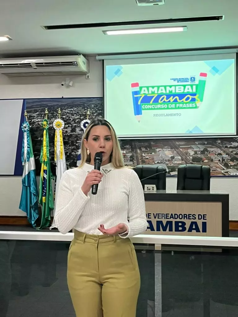 Amambai lança oficialmente Concurso de Frases em comemoração aos 77 anos do município Amambai lança oficialmente Concurso de Frases em comemoração aos 77 anos do município