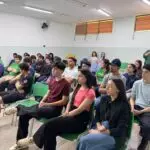 Alunos do ensino médio da Escola Marcílio Augusto Pinto participaram de uma palestra sobre empregabilidade