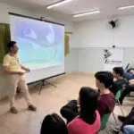 Alunos do ensino médio da Escola Marcílio Augusto Pinto participaram de uma palestra sobre empregabilidade