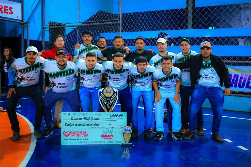 Em rodada marcada por homenagem e gesto de solidariedade Copa Cidade de Futsal define campeões de 2025 em Coronel Sapucaia Em rodada marcada por homenagem e gesto de solidariedade Copa Cidade de Futsal define campeões de 2025 em Coronel Sapucaia