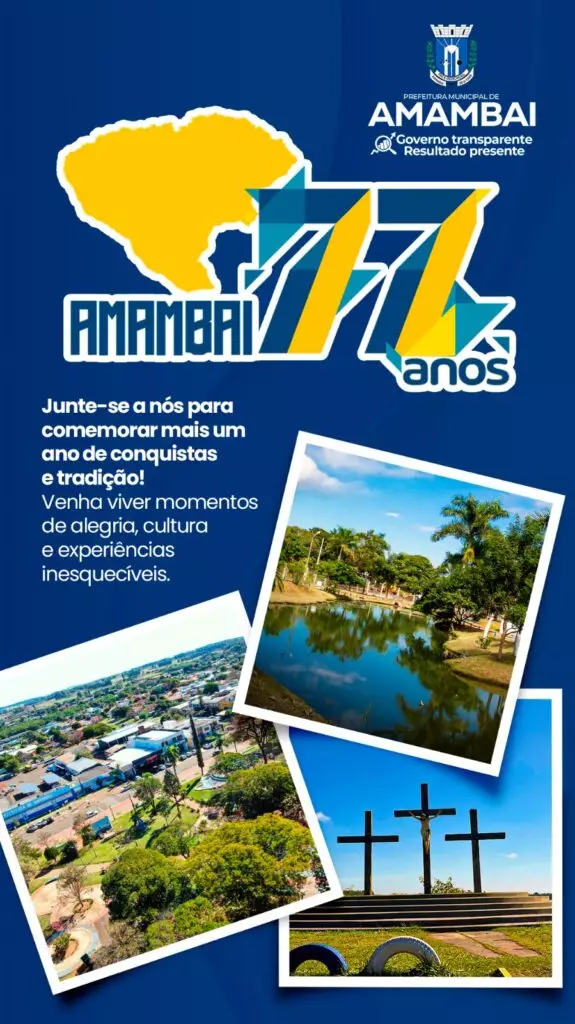 Em entrevista prefeito Sérgio Barbosa destaca programação alusiva ao 77º aniversário de Amambai