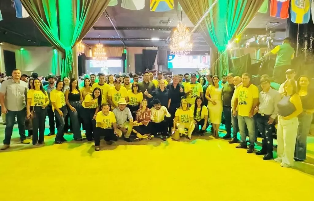 Prefeitos do Cone Sul prestigiam filiação de Reinaldo Azambuja ao PL de Jair Bolsonaro