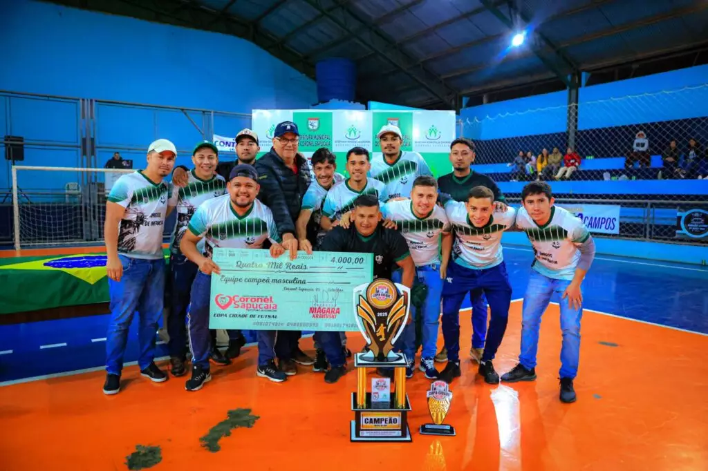 Em rodada marcada por homenagem e gesto de solidariedade Copa Cidade de Futsal define campeões de 2025 em Coronel Sapucaia Em rodada marcada por homenagem e gesto de solidariedade Copa Cidade de Futsal define campeões de 2025 em Coronel Sapucaia