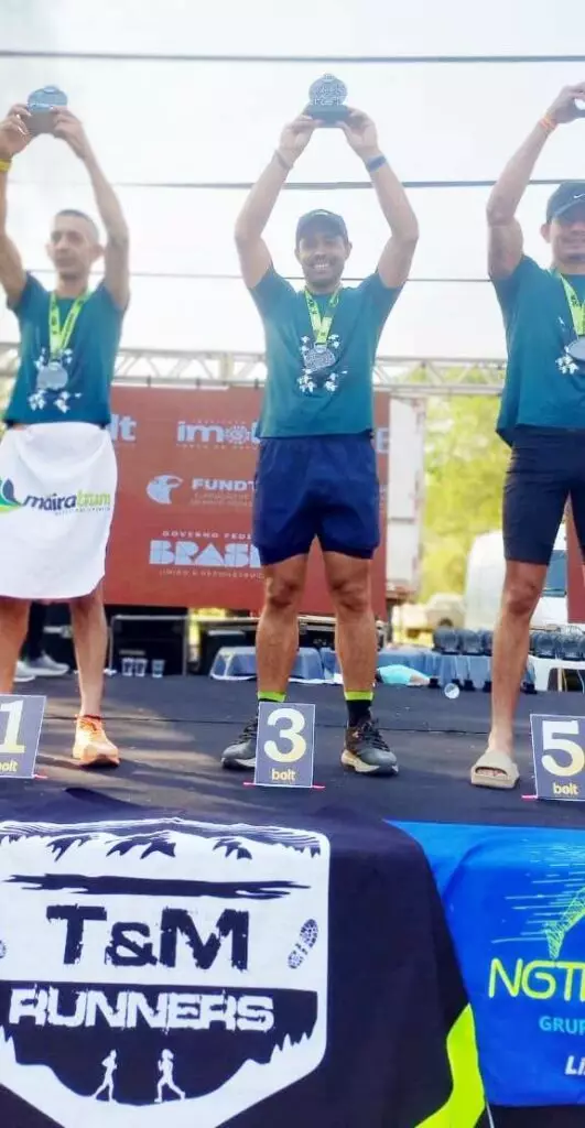 Atletas de Amambai garantem pódio para a Cidade Crepúsculo durante o Trail Run em Bodoquena