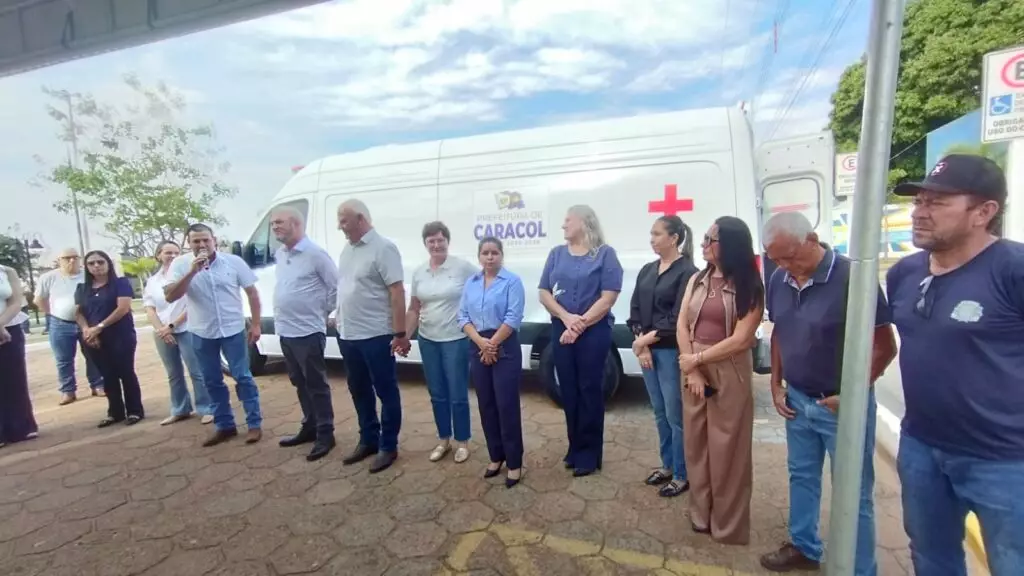 Deputado Geraldo Resende entrega nova ambulância em Caracol