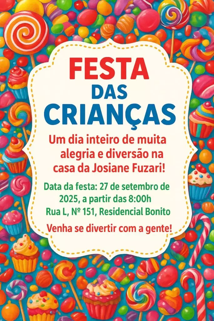 Festa das Crianças promete resgatar brincadeiras tradicionais e fortalecer vínculos em Amambai