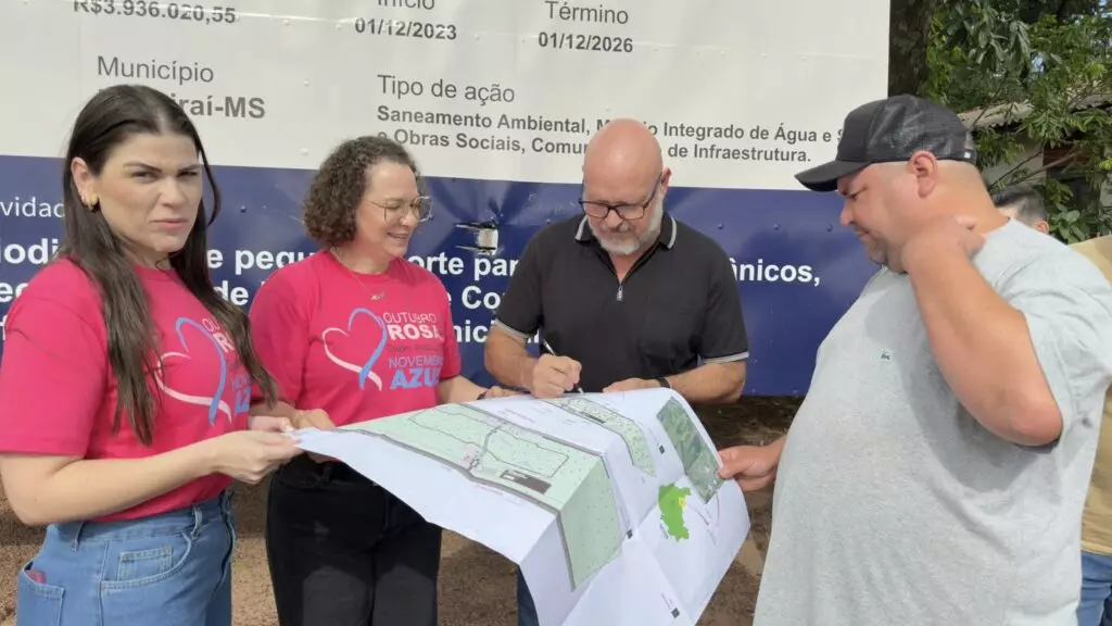 Itaquiraí: Prefeito Thalles Tomazelli assina ordem de serviço para reforma e revitalização do Bosque Municipal