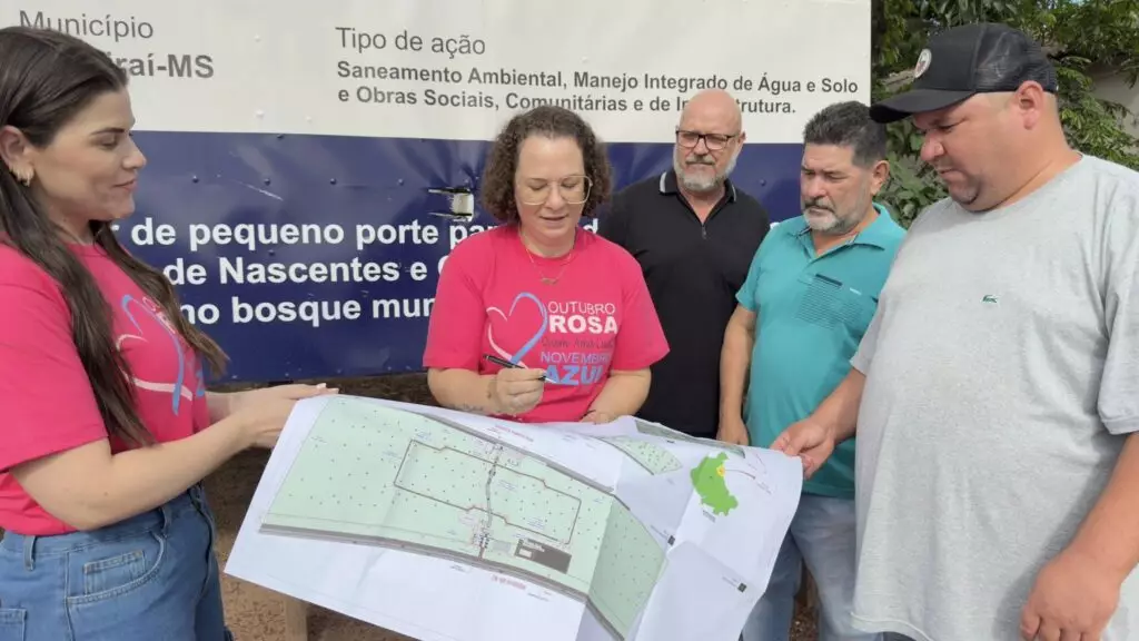 Itaquiraí: Prefeito Thalles Tomazelli assina ordem de serviço para reforma e revitalização do Bosque Municipal
