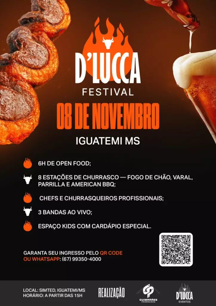 Iguatemi: D’Lucca Festival, o maior festival de churrasco do Cone Sul, acontece em novembro