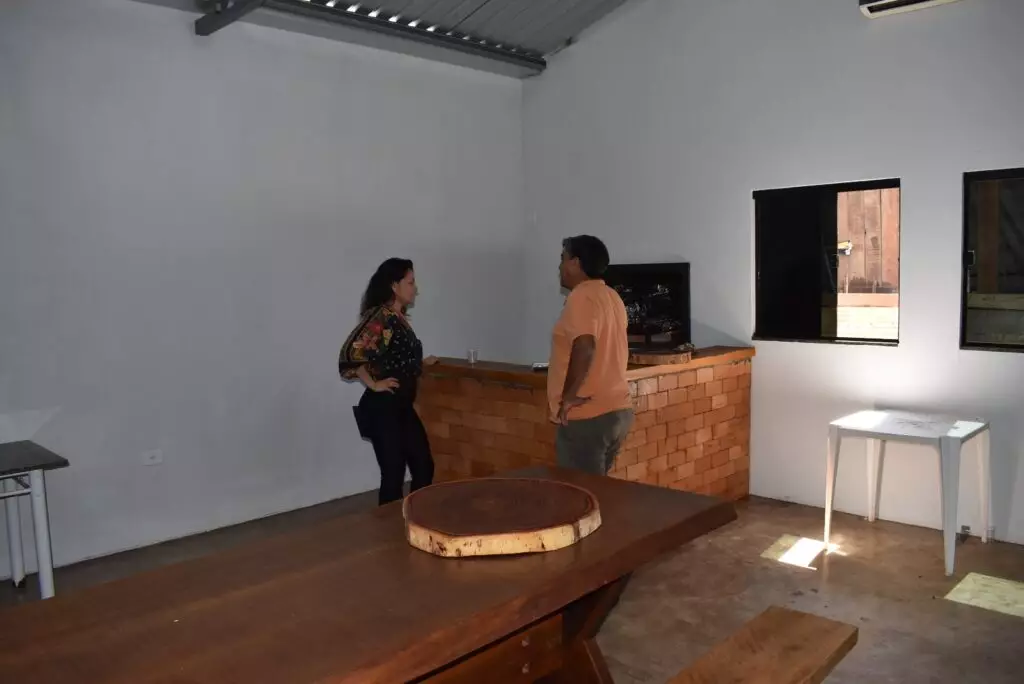 Servidores do Pátio de Obras de Iguatemi ganham novo refeitório da Administração Municipal Servidores do Pátio de Obras de Iguatemi ganham novo refeitório da Administração Municipal