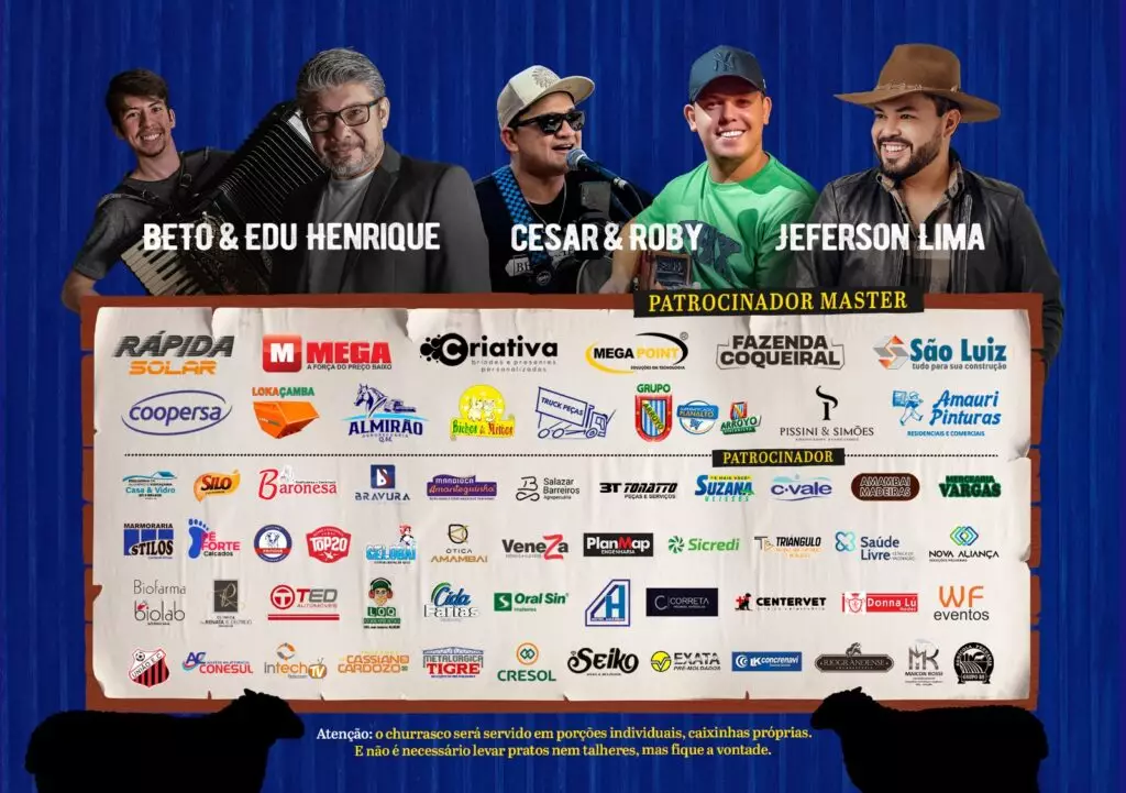 3ª Festa do Carneiro acontece em Amambai no dia 9 de novembro 3ª Festa do Carneiro acontece em Amambai no dia 9 de novembro