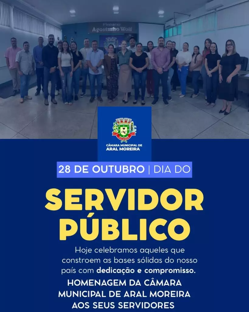 Câmara de Aral Moreira homenageia servidores públicos Câmara de Aral Moreira homenageia servidores públicos