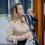 Lia Nogueira comemora o início da obra da passarela da MS 156 em Dourados