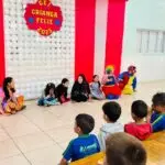 CEI Criança Feliz de Paranhos recebe apresentação da Turma da Alegria CEI Criança Feliz de Paranhos recebe apresentação da Turma da Alegria