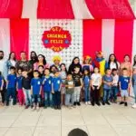 CEI Criança Feliz de Paranhos recebe apresentação da Turma da Alegria CEI Criança Feliz de Paranhos recebe apresentação da Turma da Alegria