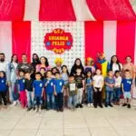 CEI Criança Feliz de Paranhos recebe apresentação da Turma da Alegria CEI Criança Feliz de Paranhos recebe apresentação da Turma da Alegria