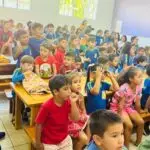 CEI Criança Feliz de Paranhos recebe apresentação da Turma da Alegria CEI Criança Feliz de Paranhos recebe apresentação da Turma da Alegria