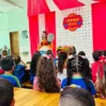 CEI Criança Feliz de Paranhos recebe apresentação da Turma da Alegria CEI Criança Feliz de Paranhos recebe apresentação da Turma da Alegria